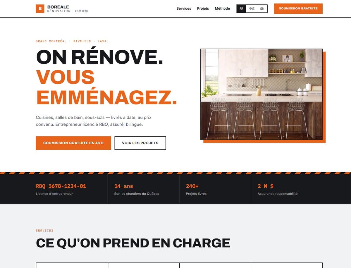 Rénovation Boréale